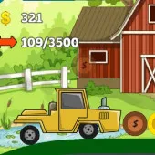 Play 2d Tractor Hill Climb now!